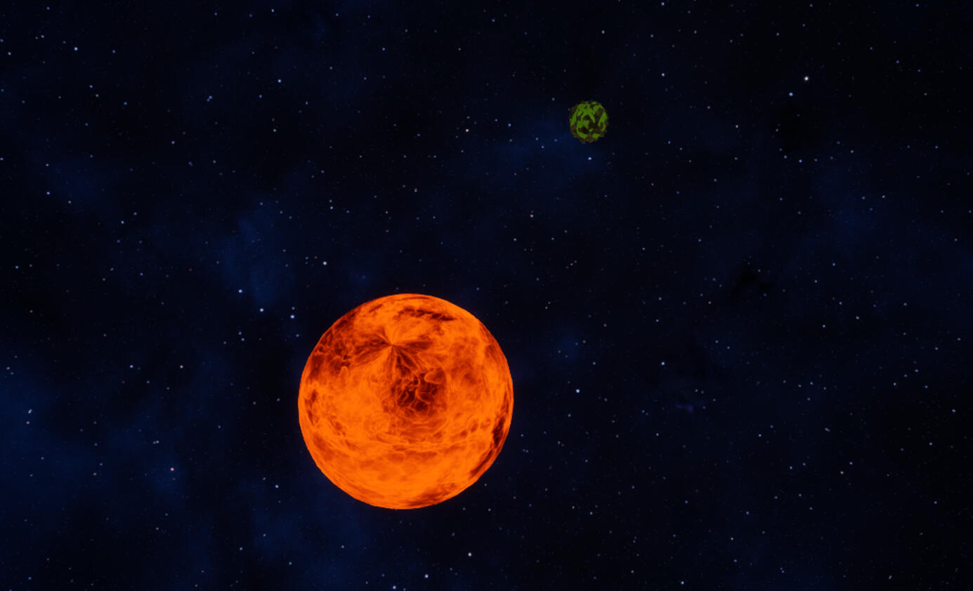 Materia Cozy space simulation