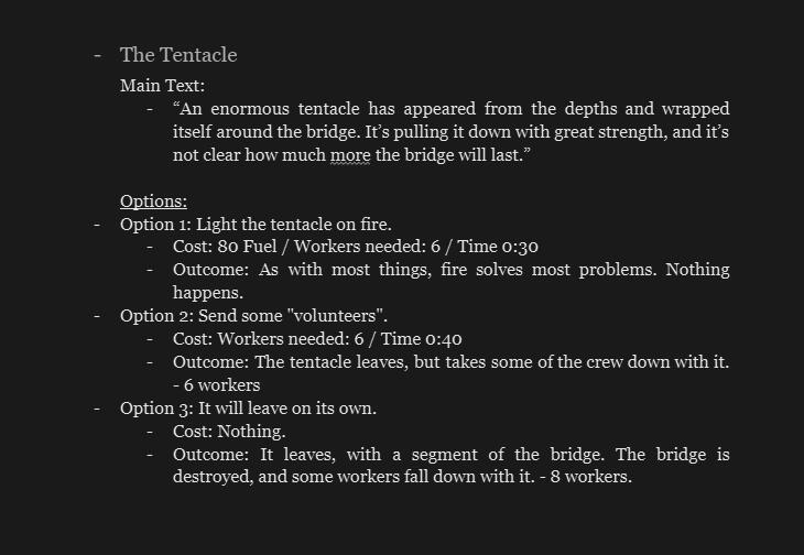 System breakdown